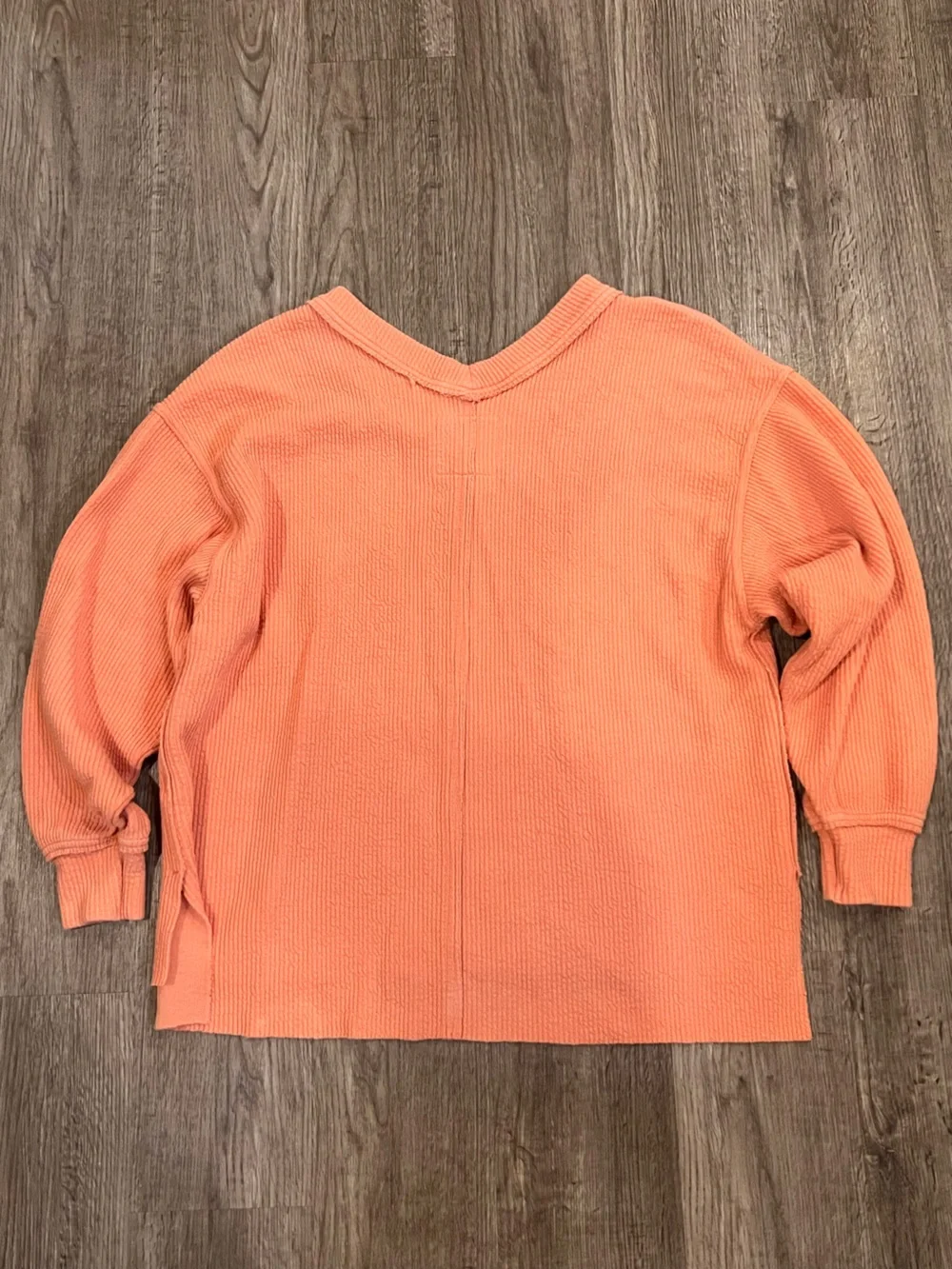 aerie Wonder Coral V-Neck Oversized Sweater - Picture 5 of 6